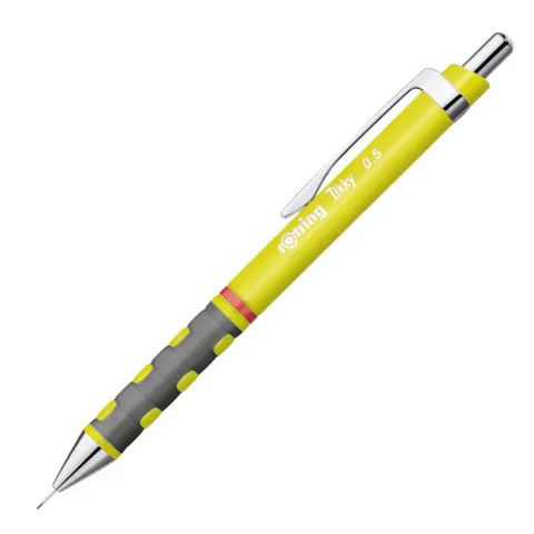 Ołówek automatyczny ROTRING Tikky III 0,5 mm - neonowy żółty