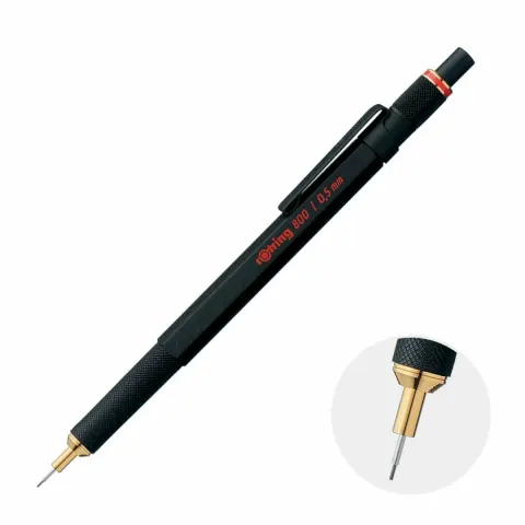 Ołówek automatyczny ROTRING 800 - 0,5 mm - czarny