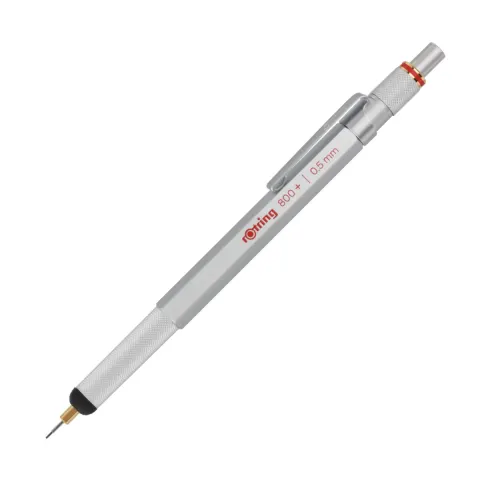 Ołówek automatyczny ROTRING 800+ - 0,5 mm - srebrny