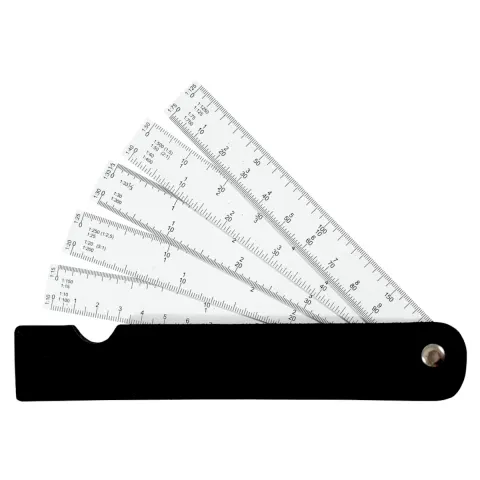 Skalówka wachlarzowa LENIAR - 15 cm