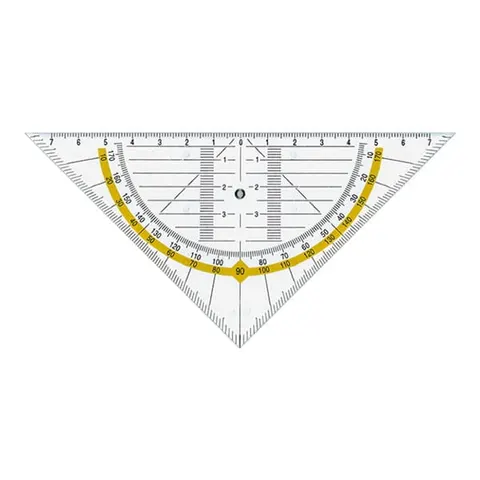 Leniar Ekierka Geometryczna 16cm uchwyt