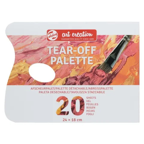 Paleta papierowa zrywana Talens Art Creation – 20 arkuszy, 24x18 cm