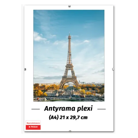 Antyrama A4 M-INTERIO z plexi - 21 x 29,7 cm