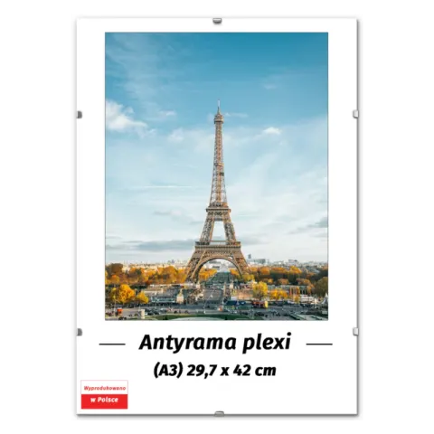 Antyrama A3 M-INTERIO z plexi - 29,7 x 42 cm