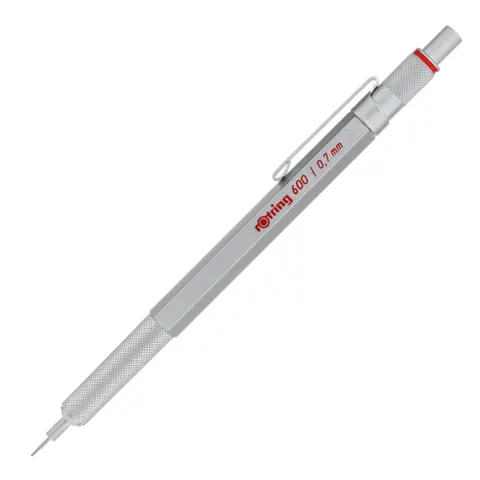 Ołówek automatyczny ROTRING 600 - 0,7 mm - srebrny