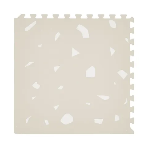 Mata piankowa puzzle TERRAZZO TAUPE Olya Kids
