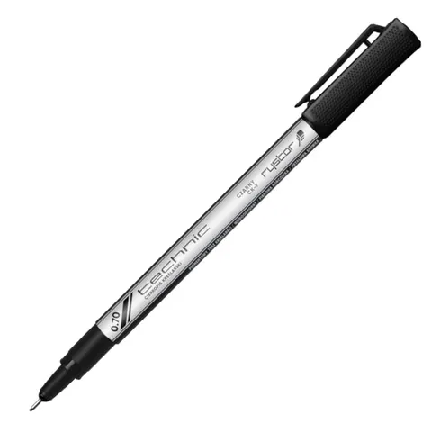 Cienkopis kreślarski RYSTOR 0,7 mm - czarny