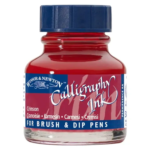 Tusz do kaligrafii WINSOR & NEWTON - crimson