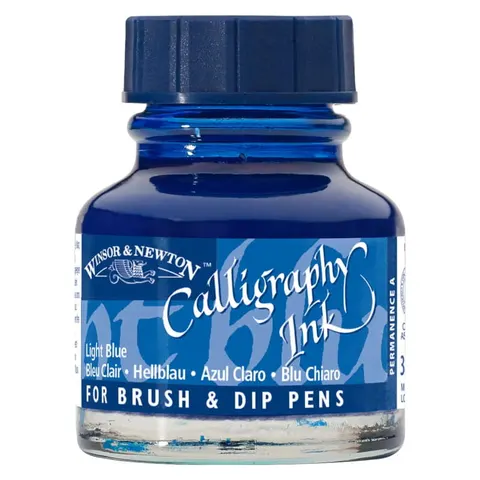 Tusz do kaligrafii WINSOR & NEWTON - light blue