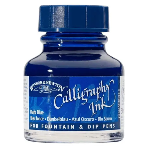 Tusz do kaligrafii WINSOR & NEWTON - dark blue