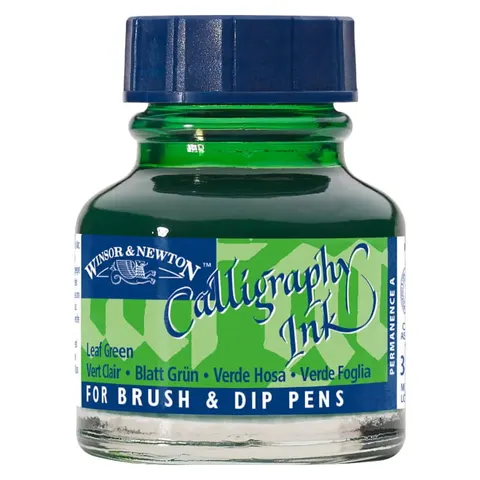 Tusz do kaligrafii WINSOR & NEWTON - leaf green
