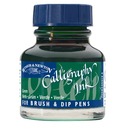 Tusz do kaligrafii WINSOR & NEWTON - green