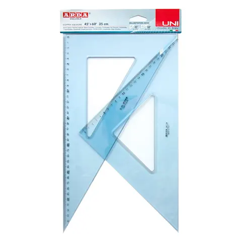 Zestaw ekierek ARDA Uni 45°/60° - 35 cm