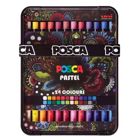 Pastele POSCA KPA-100 (24 kolory)
