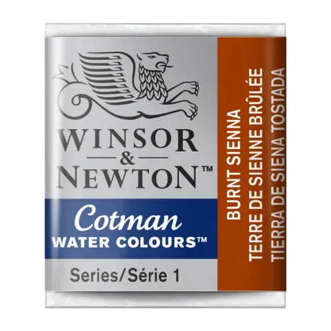 Akwarela w kostce Winsor & Newton Cotman (074 - Burnt Sienna)