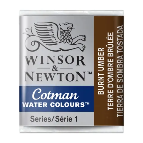 Akwarela w kostce Winsor & Newton Cotman (076 - Burnt Umber)