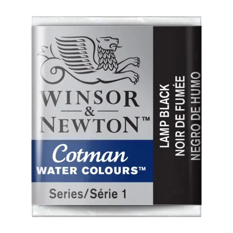 Akwarela w kostce Winsor & Newton Cotman (337 - Lamp Black)