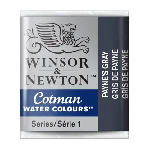 Akwarela w kostce Winsor & Newton Cotman (465 - Paynes Gray)