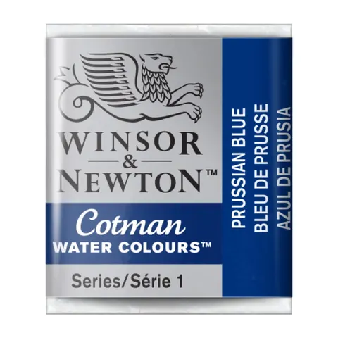 Akwarela w kostce Winsor & Newton Cotman (538 - Prussian Blue)