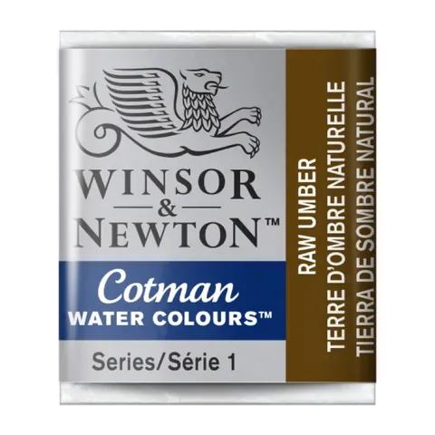 Akwarela w kostce Winsor & Newton Cotman (554 - Raw Umber)