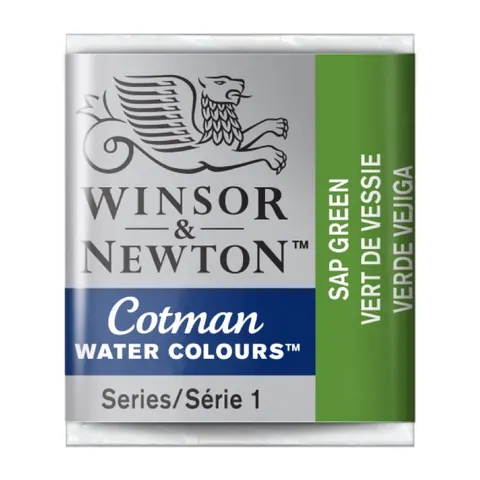 Akwarela w kostce Winsor & Newton Cotman (599 - Sap Green)
