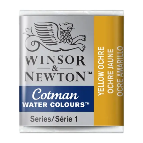 Akwarela w kostce Winsor & Newton Cotman (744 - Yellow Ochre)