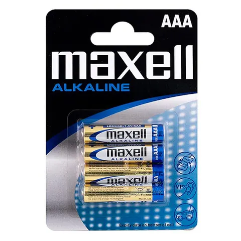 Bateria alkaliczna MAXELL AAA (LR03) - 4 sztuki
