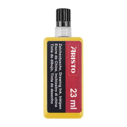 Tusz kreślarski ARISTO 23 ml - żółty