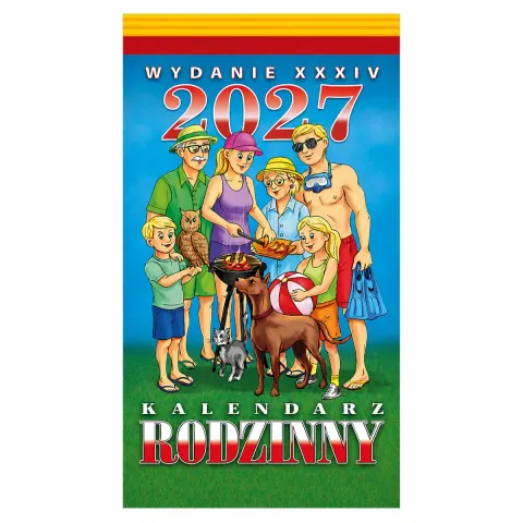 KALENDARZ ZDZIERAK RODZINNY Z1 TELEGRAPH