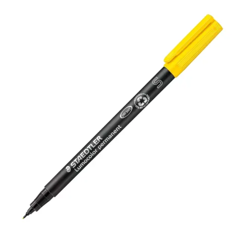 Foliopis permanentny STAEDTLER Lumocolor - S 0,4 mm - żółty