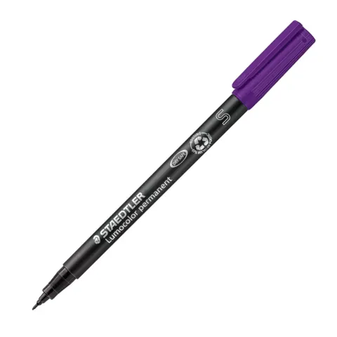 Foliopis permanentny STAEDTLER Lumocolor - S 0,4 mm - fioletowy
