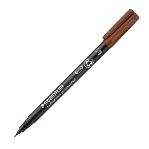 Foliopis permanentny STAEDTLER Lumocolor - S 0,4 mm - brązowy