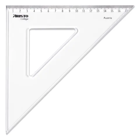 Ekierka ARISTO College 45° - 26 cm
