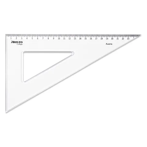 Ekierka ARISTO College 60° - 30 cm