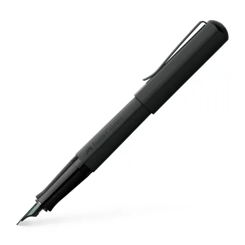 Pióro wieczne FABER-CASTELL Hexo - stalówka M - czarny matowy