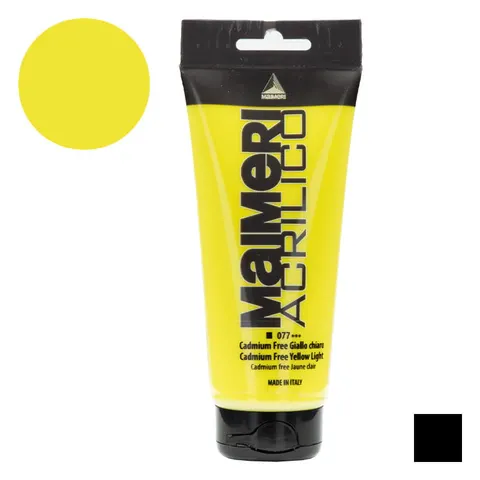 Farba akrylowa Maimeri Acrilico 200 ml - 077 Cadmium free yellow light