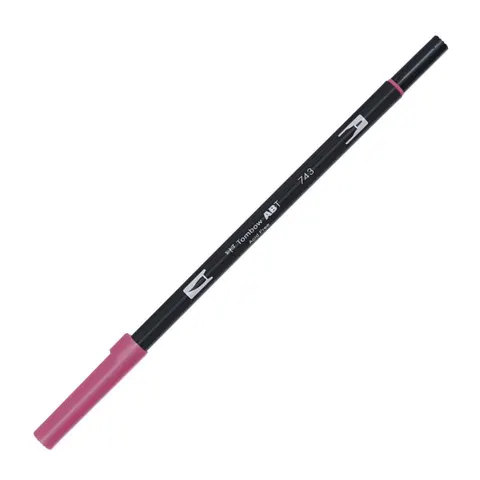 Pisak TOMBOW Dual Brush-Pen ABT 743 - hot pink