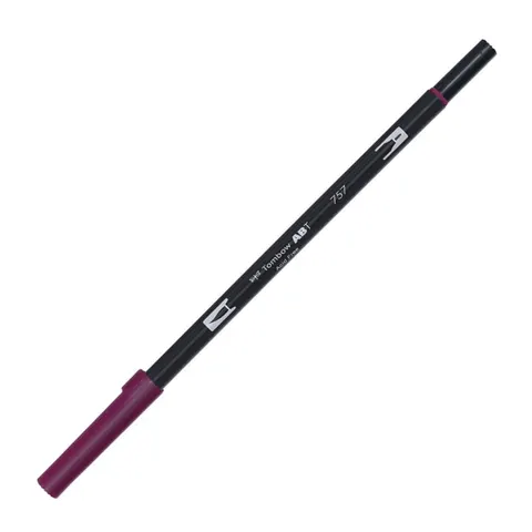 Pisak TOMBOW Dual Brush-Pen ABT 757 - port red