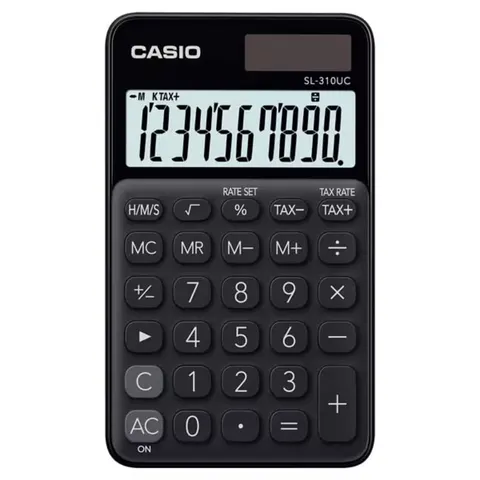 Kalkulator kieszonkowy CASIO SL-310UC - czarny