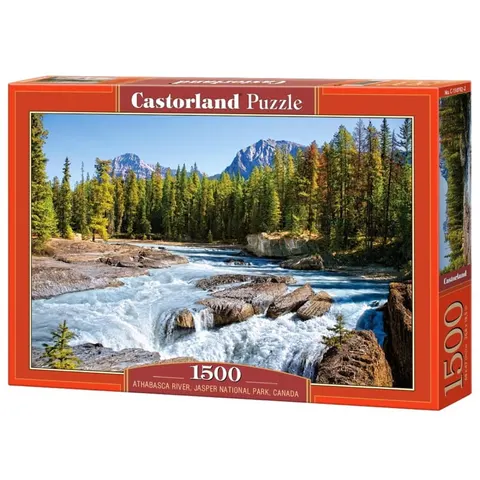 Puzzle CASTORLAND 1500 - Athabasca River, Jasper National Park, Canada