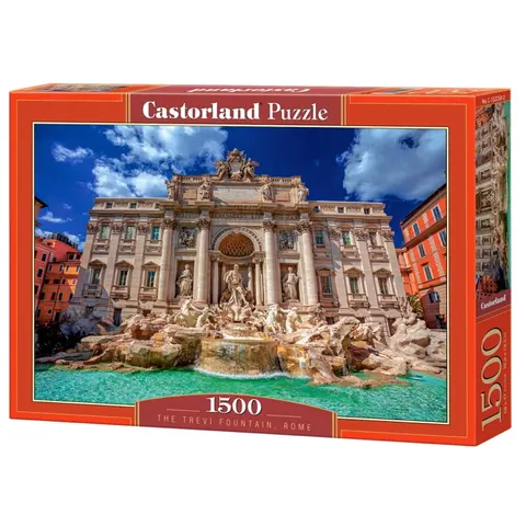 Puzzle CASTORLAND 1500 - The Trevi Fountain, Rome