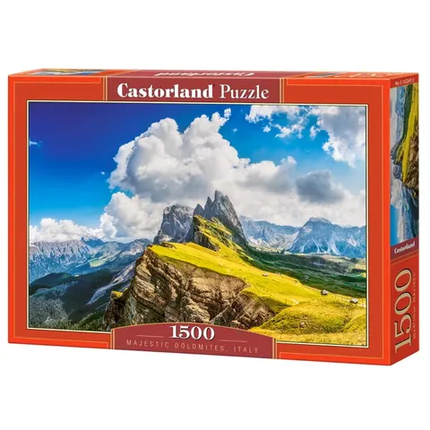 Puzzle CASTORLAND 1500 - Majestic Dolomites, Italy