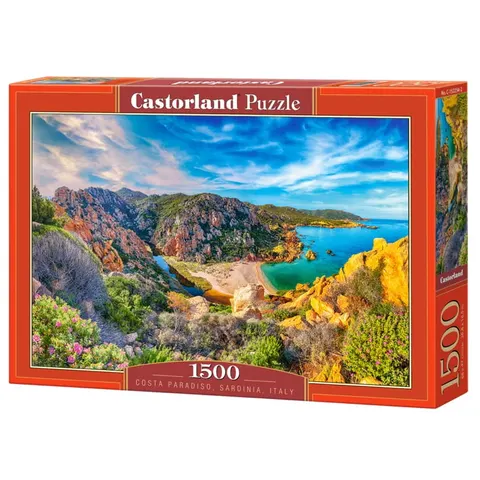 Puzzle CASTORLAND 1500 - Costa Paradiso, Sardinia, Italy