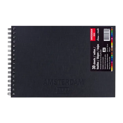 Szkicownik na spirali A4 TALENS Amsterdam All Acrylics - 250 g/m² - 30 ark.