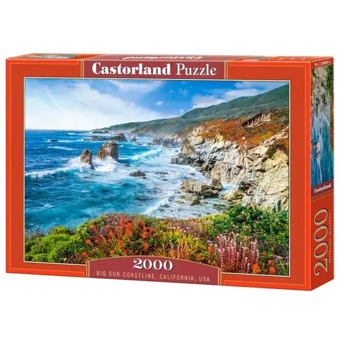 Puzzle CASTORLAND 2000 - Big Sur Coastline, California, USA