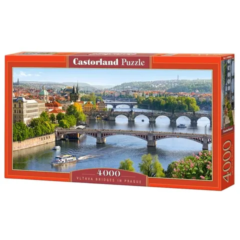 Puzzle CASTORLAND 4000 - Vltava Bridges in Prague