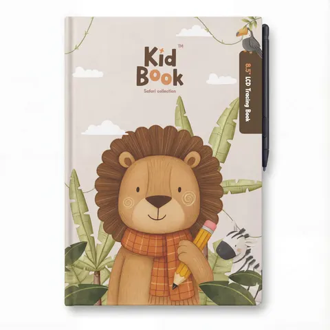 Tablet Graficzny z kartami pracy do rysowania Safari 3 lata+ KidBook Kidinex
