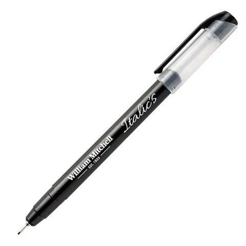 Pisak do kaligrafii WILLIAM MITCHELL Italic Marker Pen 1,0 mm - czarny