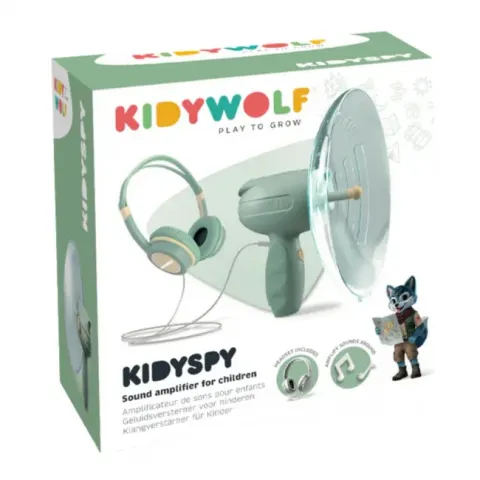 Kidyspy Wzmacniacz dźwięku ze słuchawkami Kidywolf