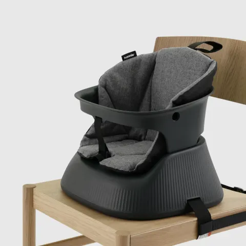 Przenośne krzesełko do karmienia Charcoal Black Hannie